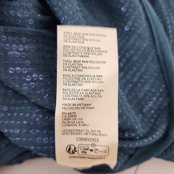 NEW Free People Size Medium Taylor Sequin Asymmetrical Ruffle Tube Top - Picture 9 of 10